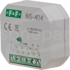 BIS-404 2x10A fi60 180-240V PRZEKAŹNIK BISTABILNY