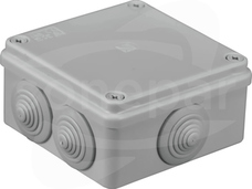 S-BOX 106 100x100x50 IP65 6 dł. Puszka natynkowa