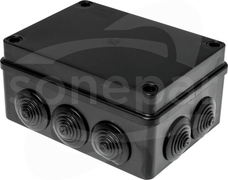 S-BOX 306C 150x110x70 IP65 10dł. czarny Puszka hermetyczna