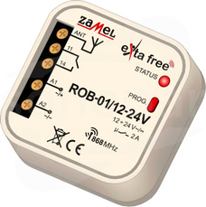 ROB-01/12-24V Radiowy odbiornik bramowy