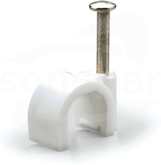 Uchwyt kablowy 22mm szary Uchwyt kablowy