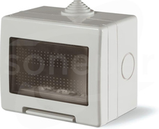 UNIBOX 98x82x52mm IP55 Obudowa z wyłącznikiem