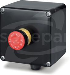 ZENITH Awaryjny STOP 2NC 120x122x90 IP66 Kaseta ATEX