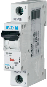 PLSM-B40-MW 1P B40A 10kA Wyłącznik nadprądowy