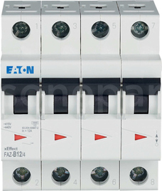 FAZ-B12/4 4P B12A Wyłącznik nadprądowy