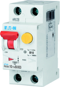 PKNM-10/1N/B/003-MW 1P+N B10A 30mA typ-AC Wyłącznik różnicowo-nadprądowy
