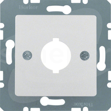 B.Kwadrat 1-kr aluminium lak Płytka czołowa z otworem 18,8 mm
