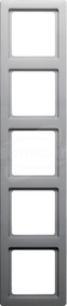 Q.1 aluminium aksamit lakierowany Ramka 5-krotna