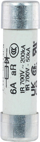 14x51 6A 700VAC Bezpiecznik