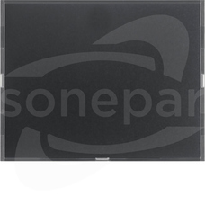 KNX e/s K.x antracyt Przycisk 1-krotny z polem opisowym