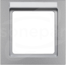 Q.3 aluminium aksamit Ramka 1-krotna z polem opisowym