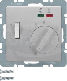 Q.x aluminium aksamit lakierowany Regulator temp.podłogowej
