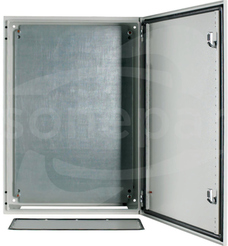 CS-75/200 700x500x200 IP66 Obudowa metalowa z płytą metalowa