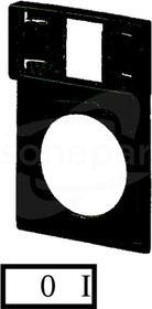 Q25TS-90 Ramka tabliczki opisowej