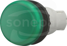 M22-LC-G ZIELONA PŁASKA IP67 Lampka sygnalizacyjna