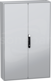 SPACIAL SM 1600x1000x400 Obudowa 2-drz.pełne z płytą metalowa