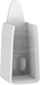 Easy9 PRO 1P (10szt) Zestaw osłon końcowych szyny sztyft.