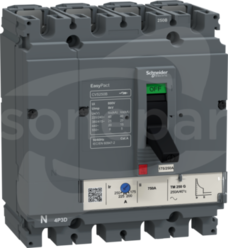 CVS160B TM80G 4P 25kA 80A Wyłącznik EasyPact CVS 4P