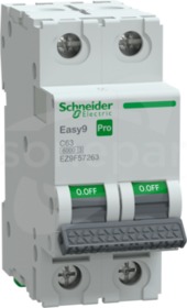 Easy9 PRO C63A 2P Wyłącznik nadprądowy