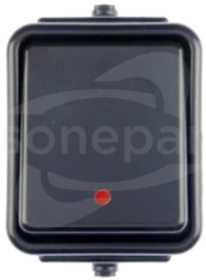 CEDAR IP44 czarny Łącznik 1-biegunowy podśw.