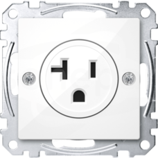 MERTEN  USA 20A / 125V biały polarny Gniazdo