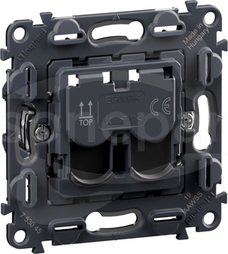VALENA LIFE 2xRJ45 kat.6A UTP Gniazdo komputerowe
