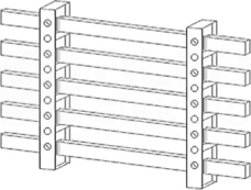 SH20x5/10/15-5 UCHWYT SZYN ZBIORCZYCH IVS