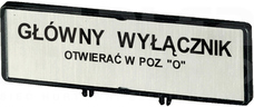 ZFS71-P3 TABLICZKA OPISOWA DODATKOWA