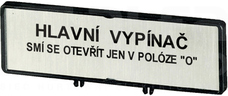 ZFS78-T0 TABLICZKA OPISOWA DODATKOWA