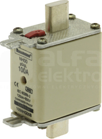 WT/NH-0 aM 100A 500V Wkładka bezpiecznikowa NH podw.wskaźnik
