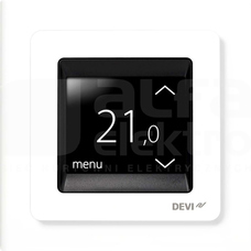DEVIREG TOUCH RAL9010 biały Termostat programowalny dotykowy