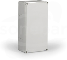 OPCP204013G.U 200x400x132 Obudowa CUBO O PC pok.szara gładkie boki