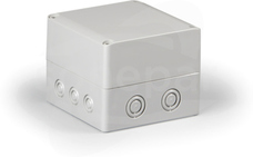 SPCK131310G 125x125x100 Obudowa CUBO S PC pok.szara