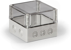 SPCM131310T 125x125x100 Obudowa CUBO S PC pok.przez