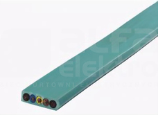 5G10 PVC zielony Przewód płaski