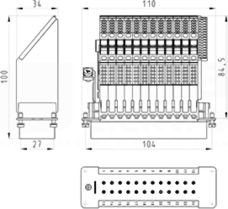 BAS SAS LL 24 4,0 50 Adapter wielopolowy