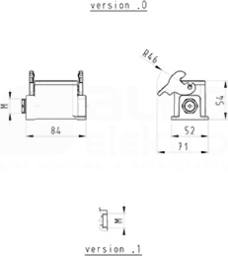 BAS GUT GN 6 M20 50 A0 Obudowa dolna