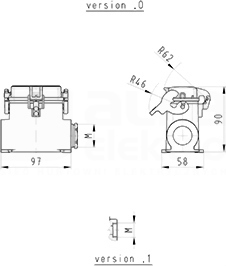 BAS GUT GS 10HM25 50 A1 Obudowa dolna