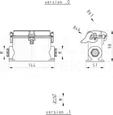 BAS GUT GR 64HM32 50 A1 Obudowa dolna
