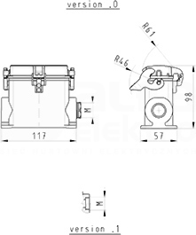 BAS GUT GS 40HM32 50 A0 Obudowa dolna