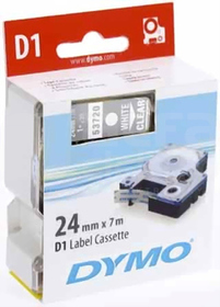 DYMO BIAŁO/PRZEZROCZYSTA TAŚMA 24mm*7mb(53720)