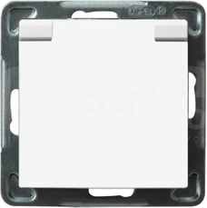 AS INWEST 2P+Z IP44 biały Gniazdo bryzgoszczelne