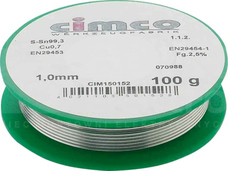 S-Sn99,3, Cu0,7 bezołowiowe 2mm/250g Spoiwo