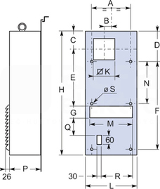 AGREGAT CHŁODZĄCY 760W 230V DO MONTAŻU Z BOKU