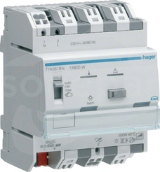 TYA661BN 600W 4-mod KNX Ściemniacz uniwersalny 1-kanałowy knx