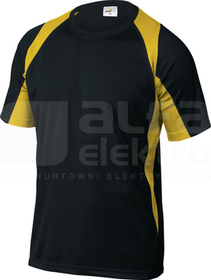 BALI czarno-żółty 3XL T-shirt dwukolorowy szybkoschnący