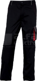 DMACHPAN czarno-czerwony 3XL Spodnie D-MACH