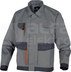 DMACHVES jasnoszary-pomarańczowy 3XL Bluza D-MACH