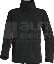 HORTEN szaro-pomarańczowy M Bluza softshell