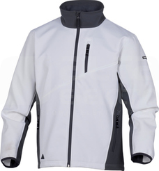 LULEA biało-szary XL Bluza softshell